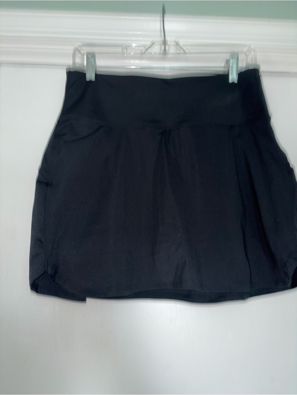 Marika Black Athletic Skort with Built-In Shorts
